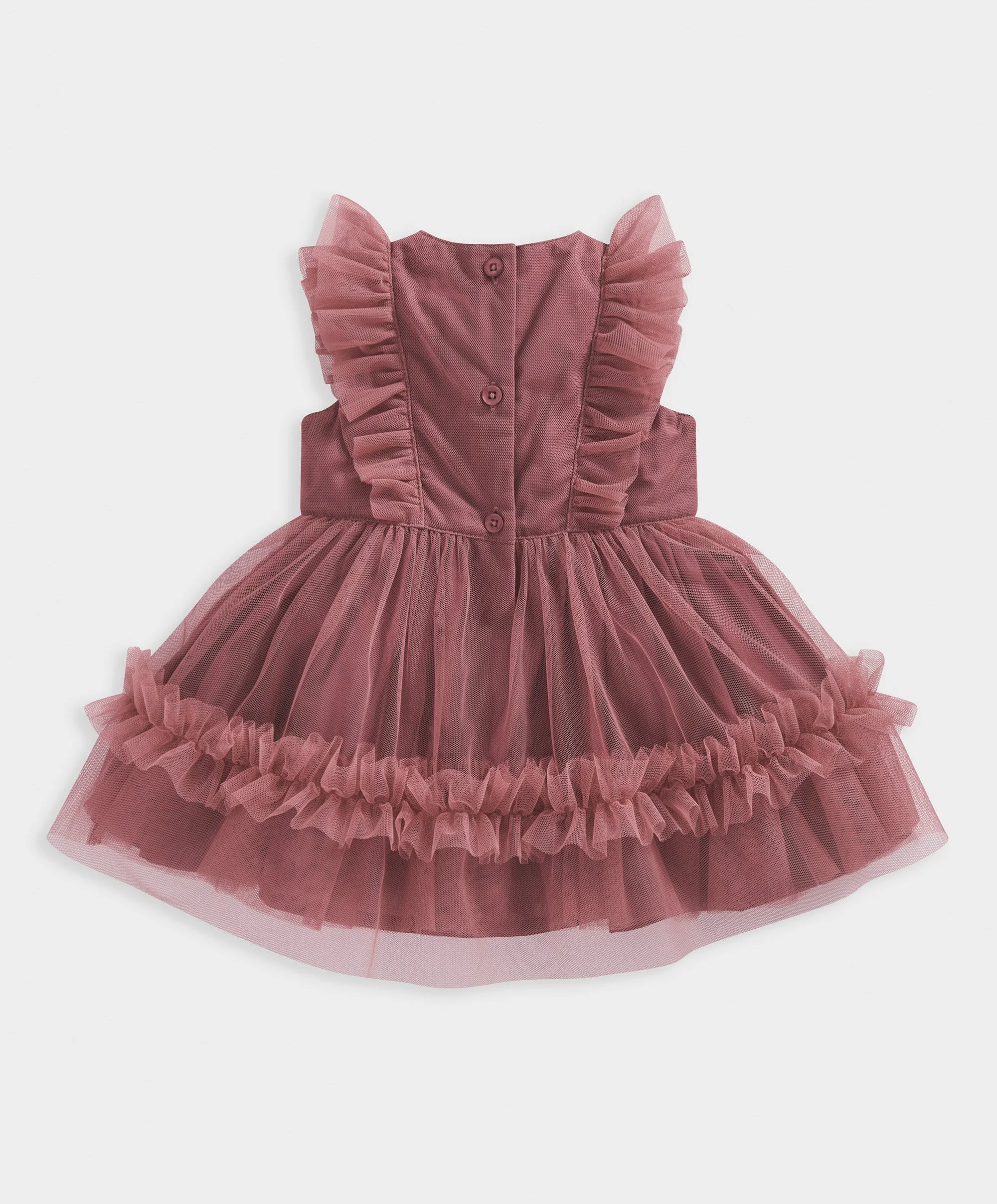 Tulle Frill Dress - Pink