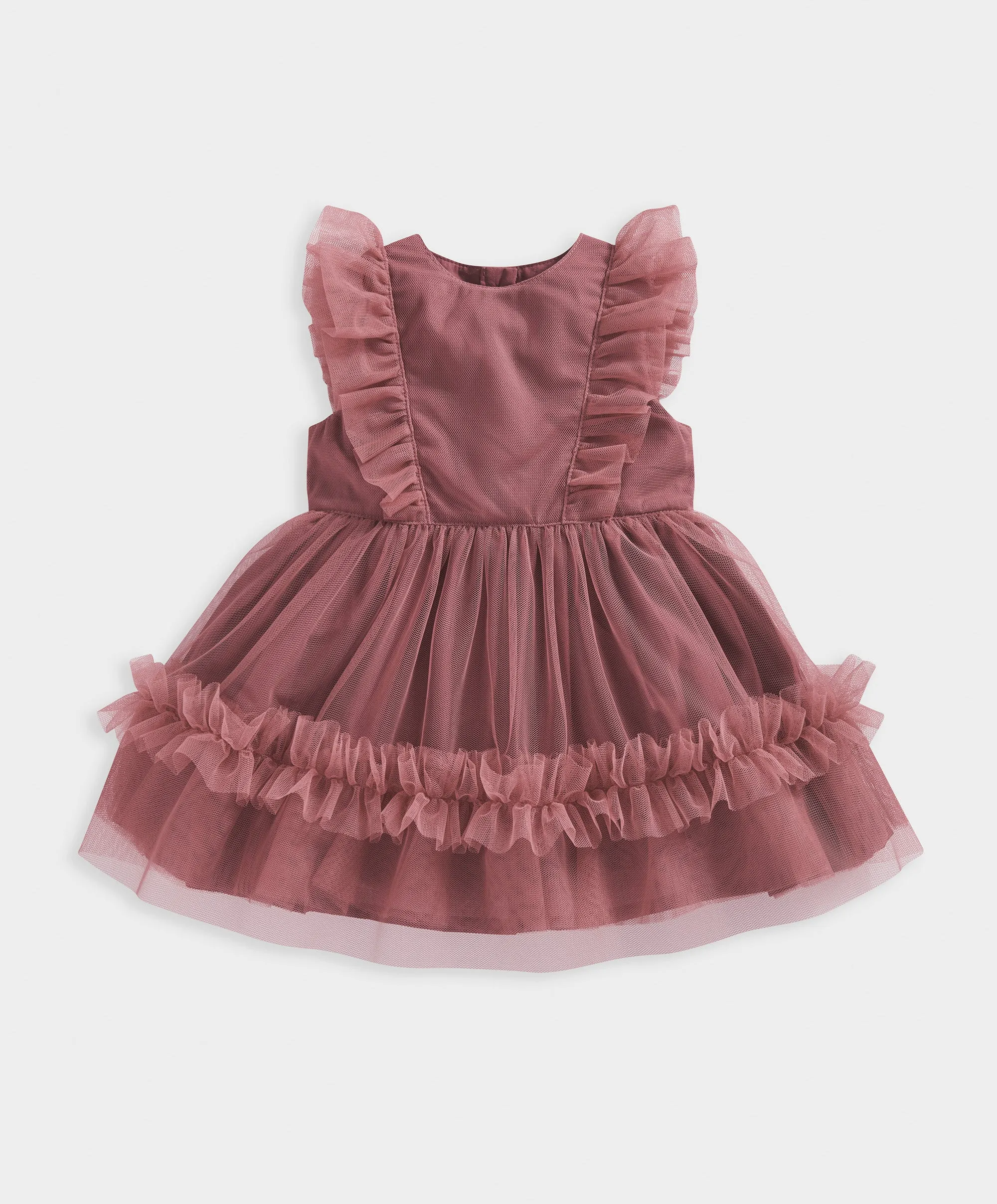 Tulle Frill Dress - Pink