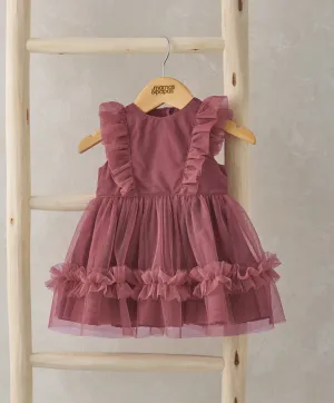 Tulle Frill Dress - Pink