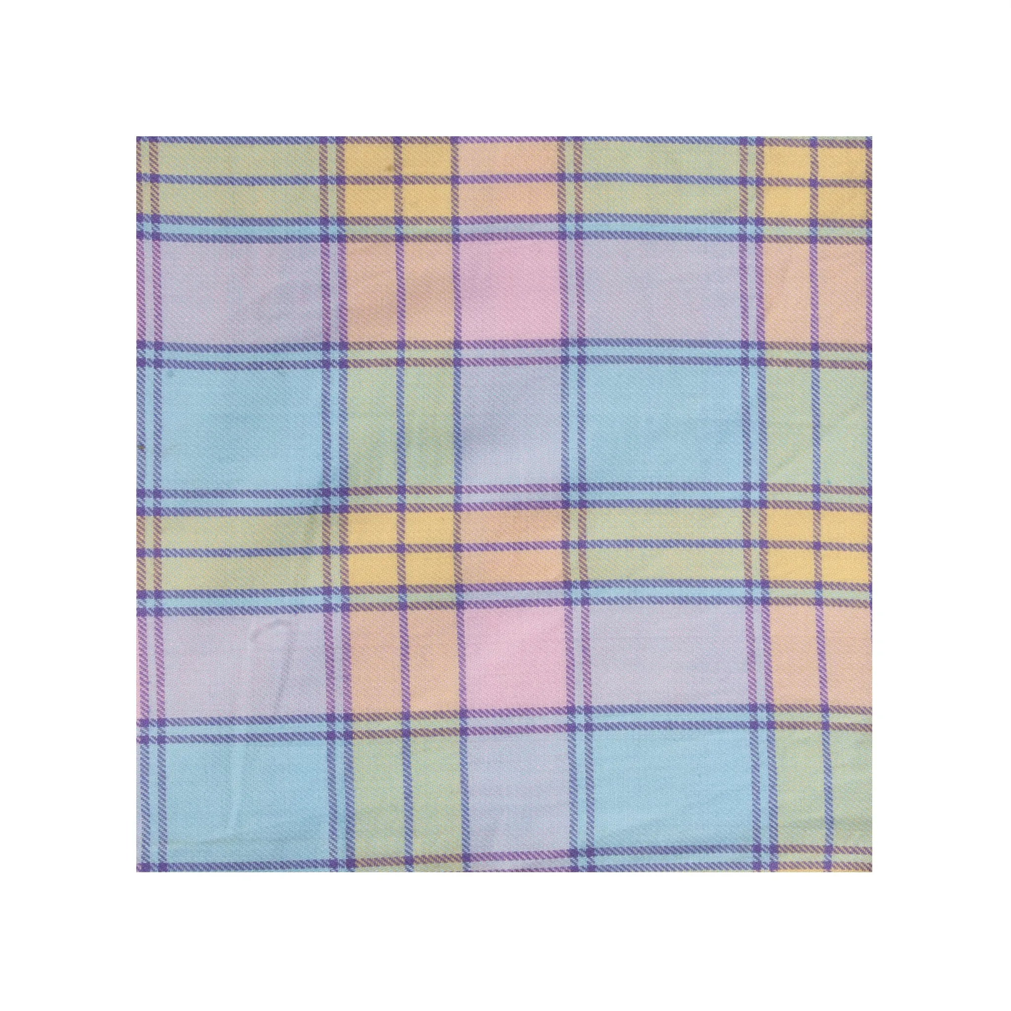 Warm Weather Plaid Pocket Square