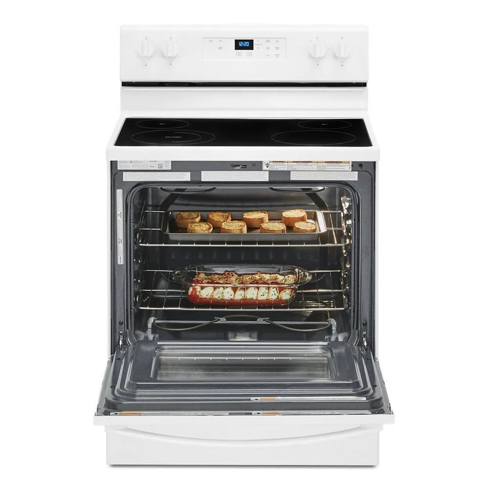 Whirlpool 5.3 cu. ft. Electric Range with Keep Warm Setting.